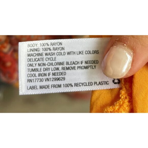 Knox Rose Boho Paisley Sleeveless Midi Dress Size S‎ Flutter Sleeve Brown - Picture 4 of 8